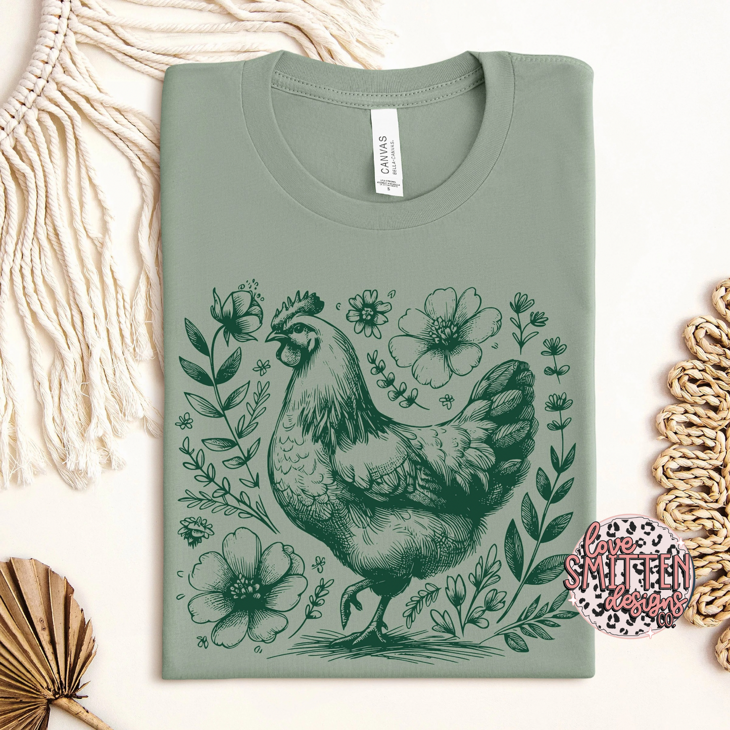 Floral Chicken