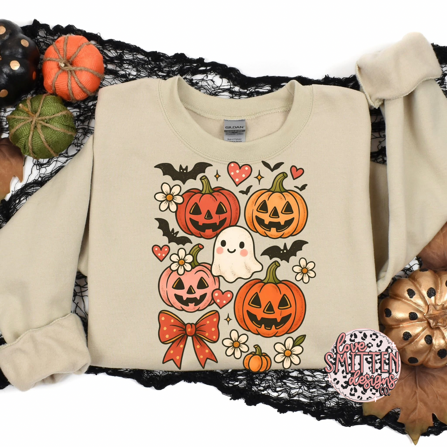 Cutesy Ghost Pumpkins