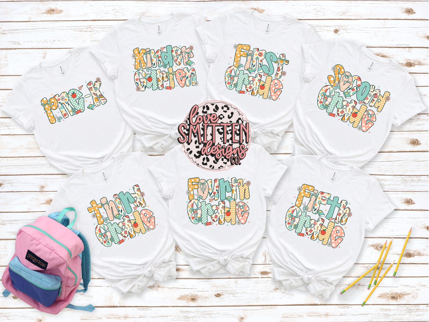 Adult Floral Grade Tee