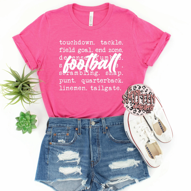 Football Words Tee