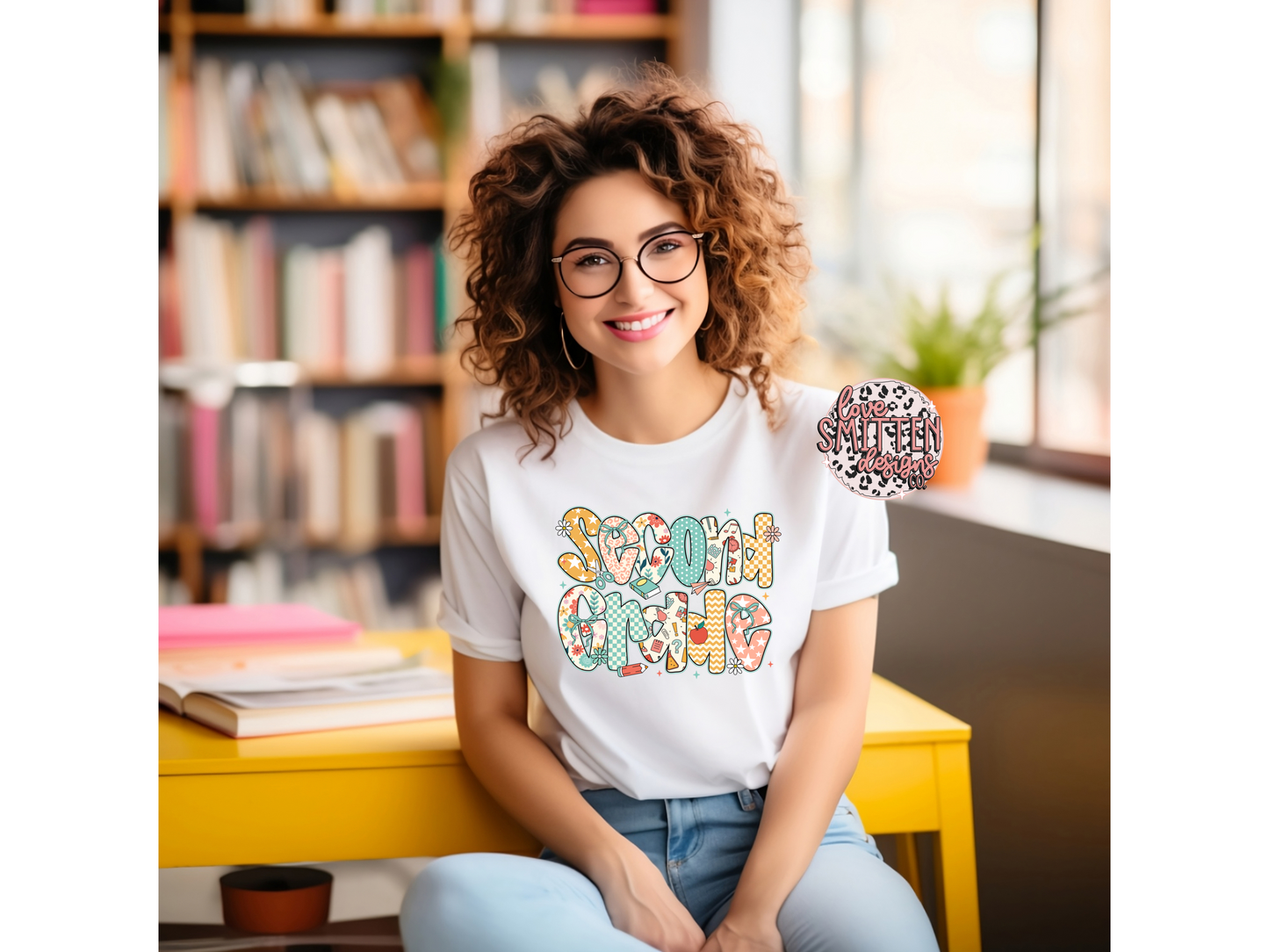 Adult Floral Grade Tee