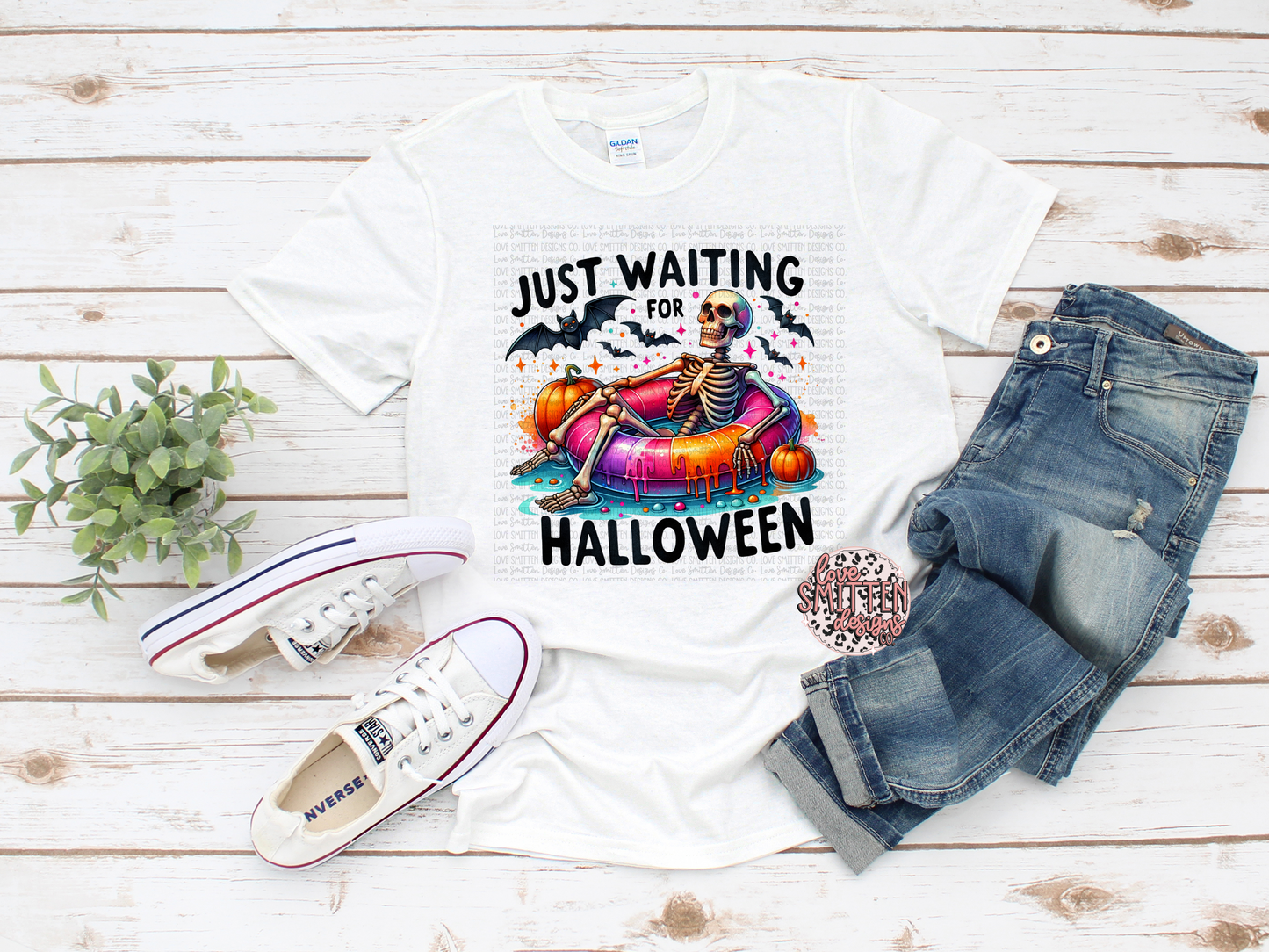 Just Waiting for Halloween Tee