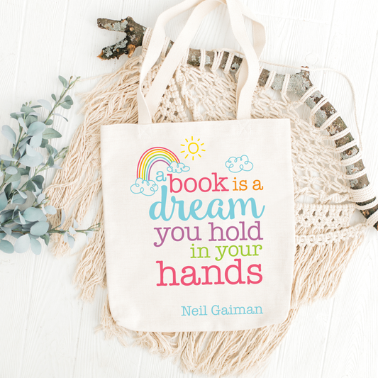 Book is a Dream Tote Bag