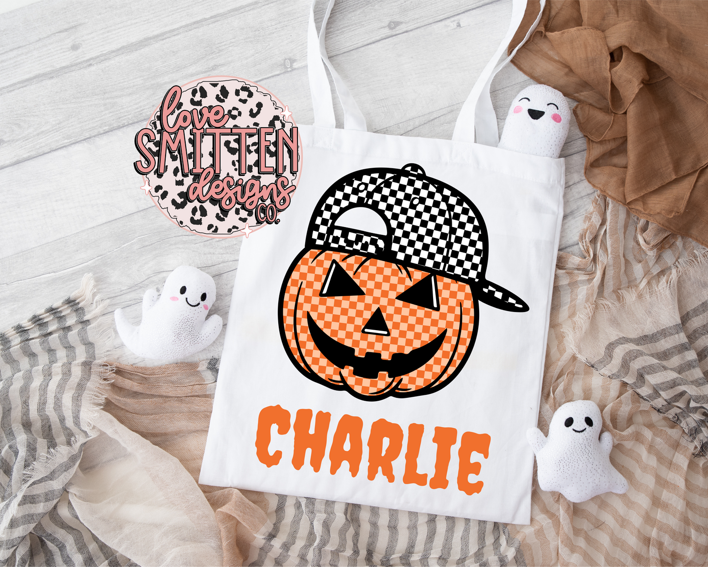 Boy Pumpkin Tote