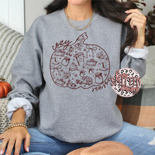 Cozy Season Pumpkin