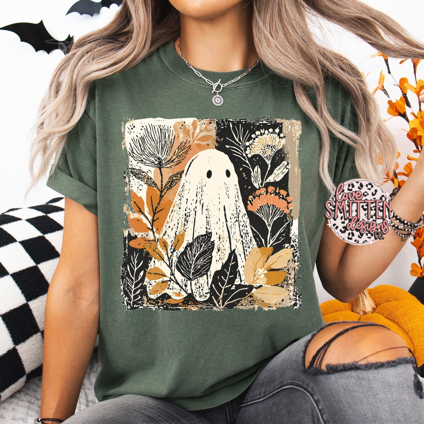 Fall Ghost Floral