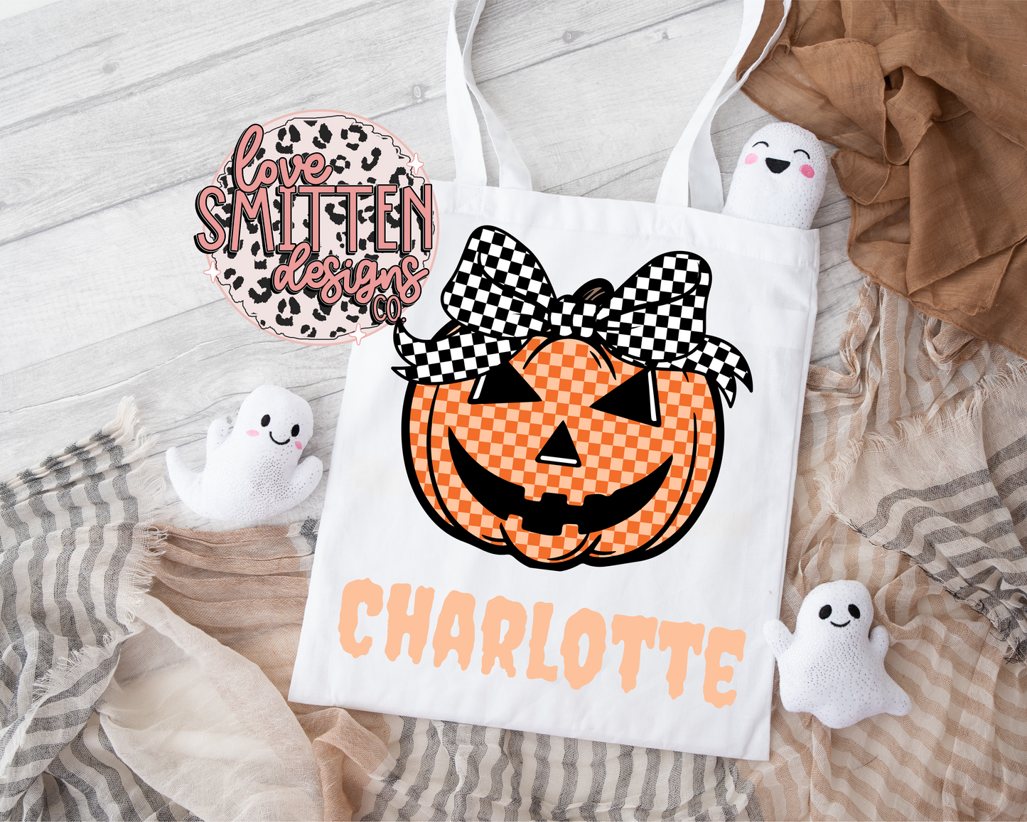 Girl Pumpkin Tote