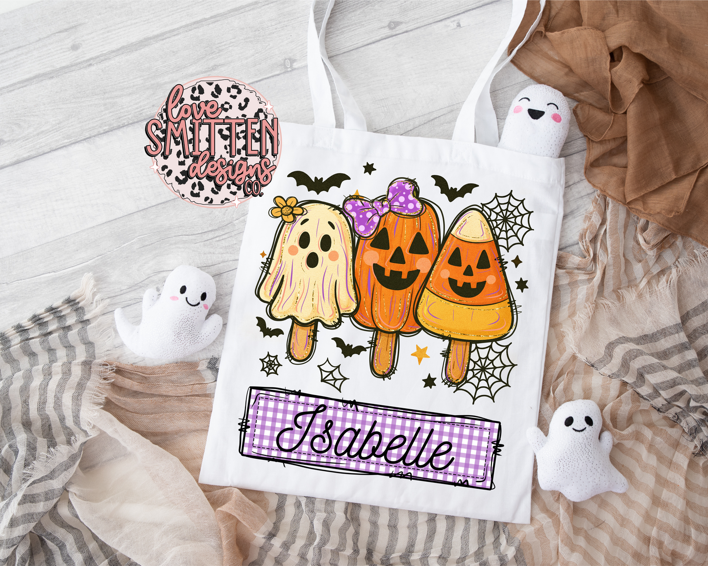 Girls Spooky Popsicle Tote