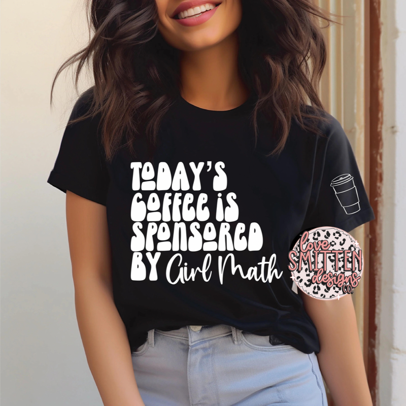 Coffee Girl Math Tee or Sweatshirt