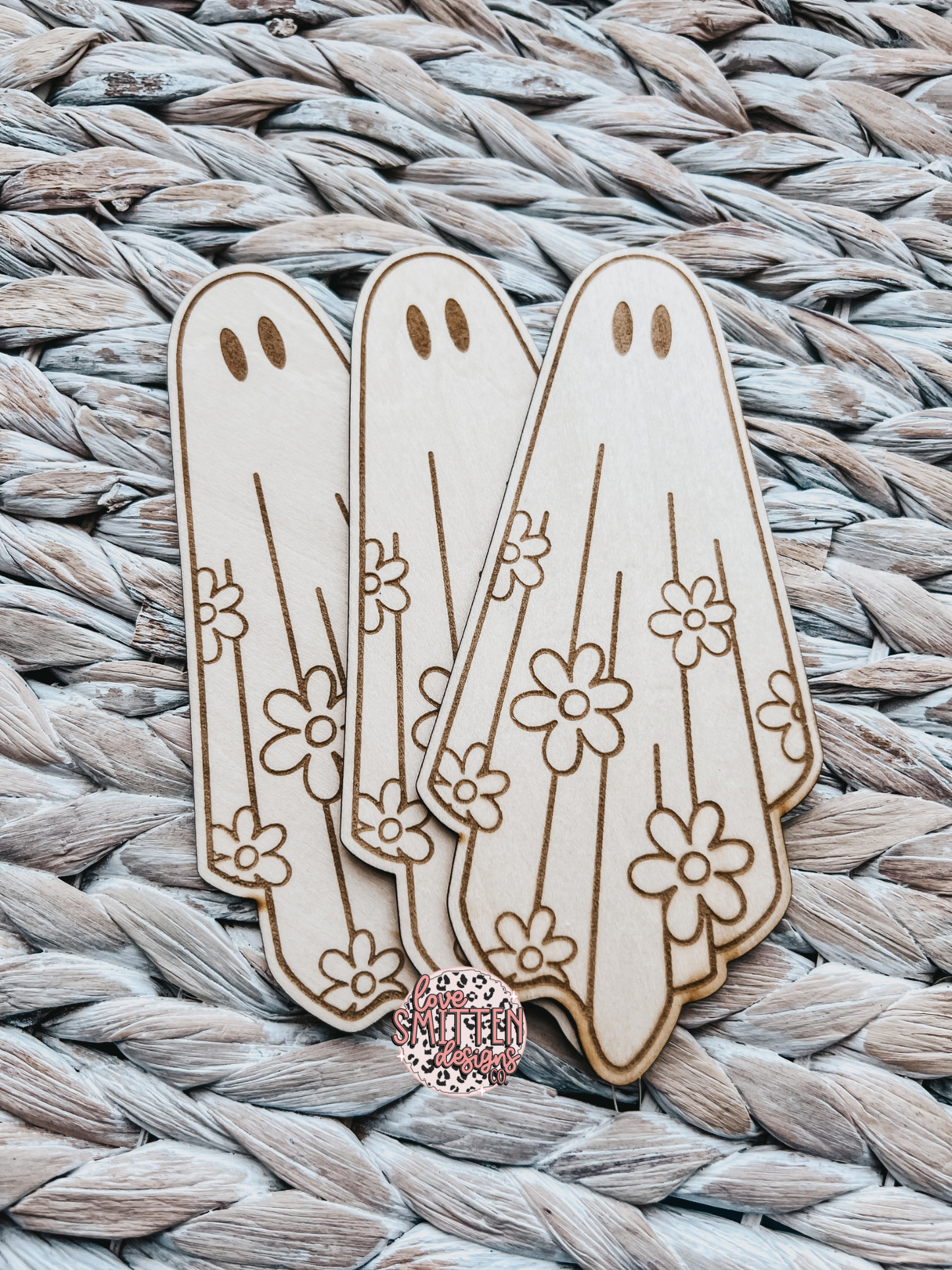 Floral Ghost Bookmark