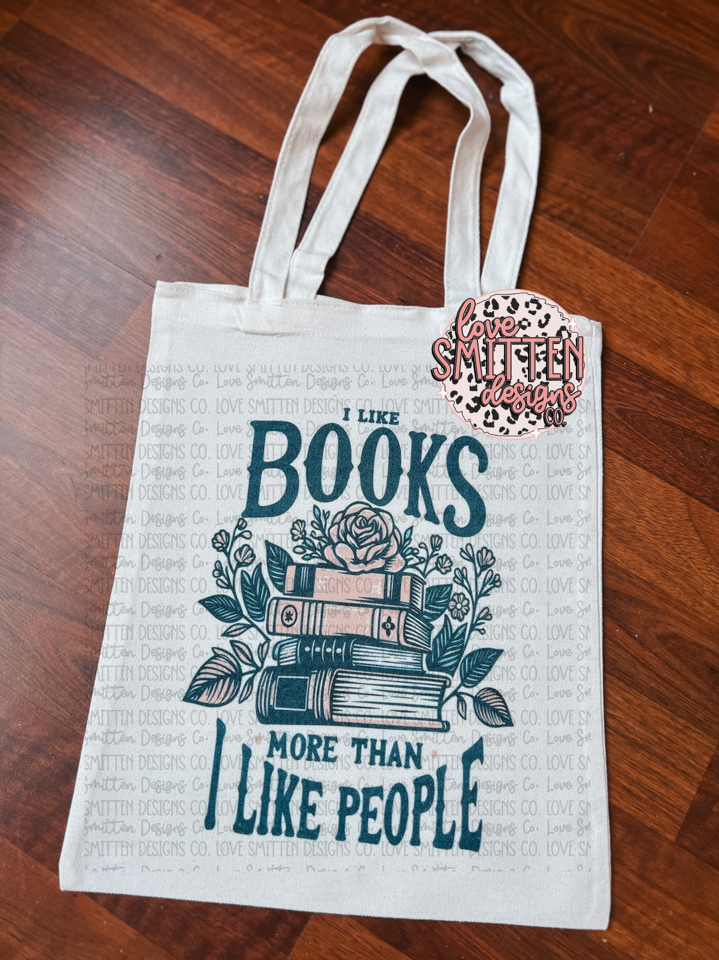 I Like Books Tote Bag