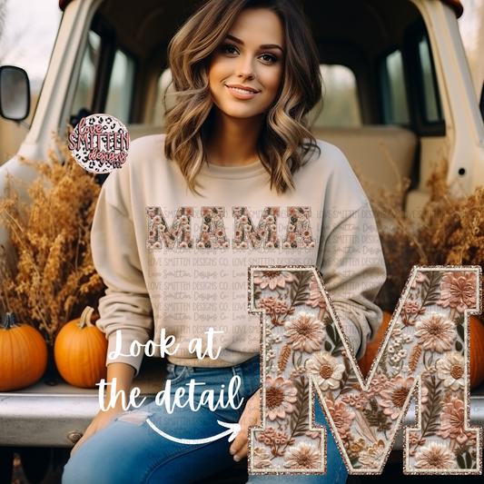 Floral Mama Sweatshirt or Tee