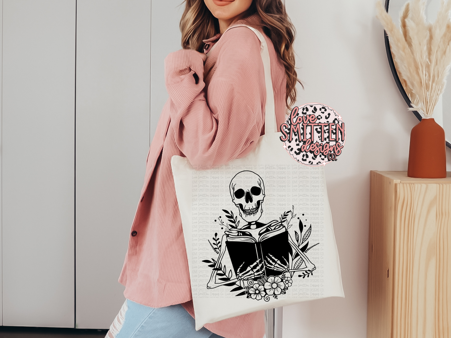 Skellie Book Tote Bag