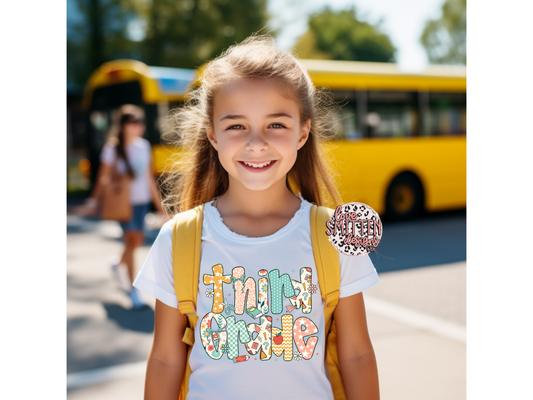 Girls Floral Grade Tee