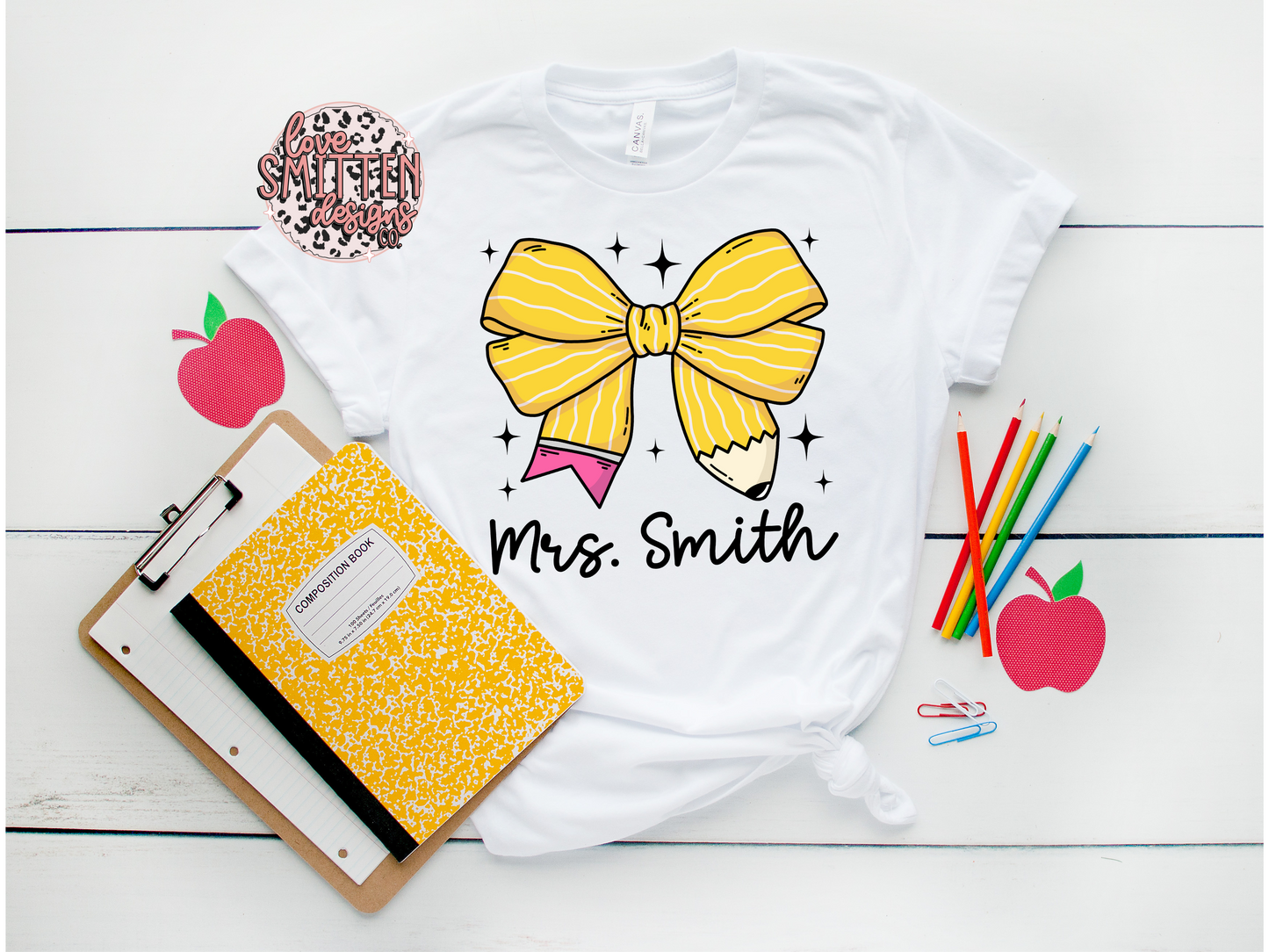 Pencil Bow Tee