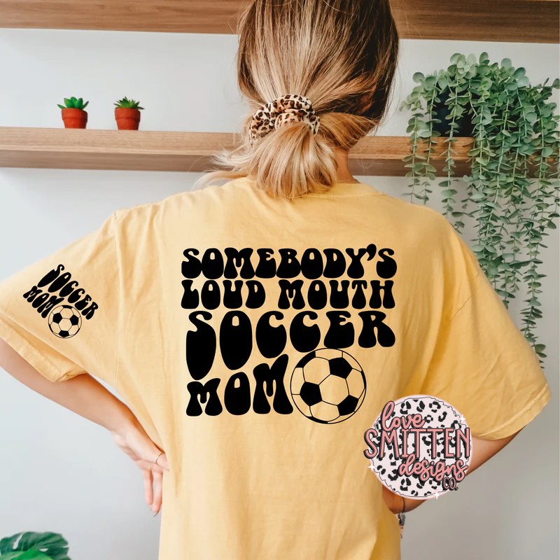 Loud Mouth Soccer Mom Tee