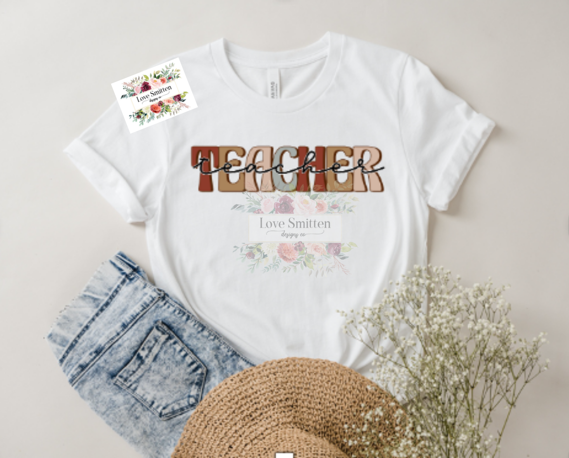 Retro Teacher Tee