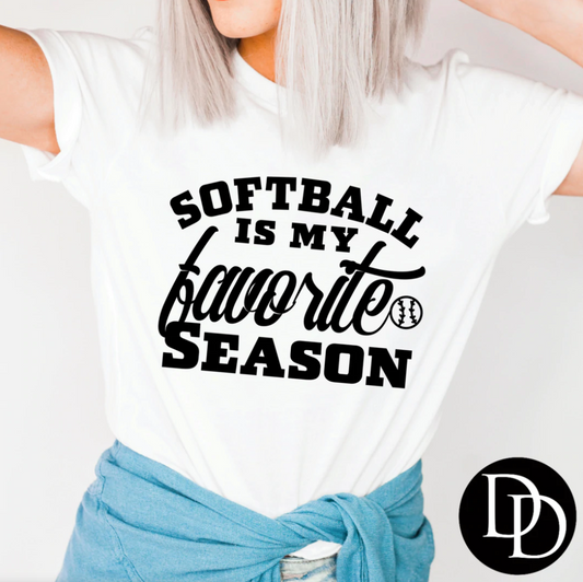 Softball is My Favorite Season Tee