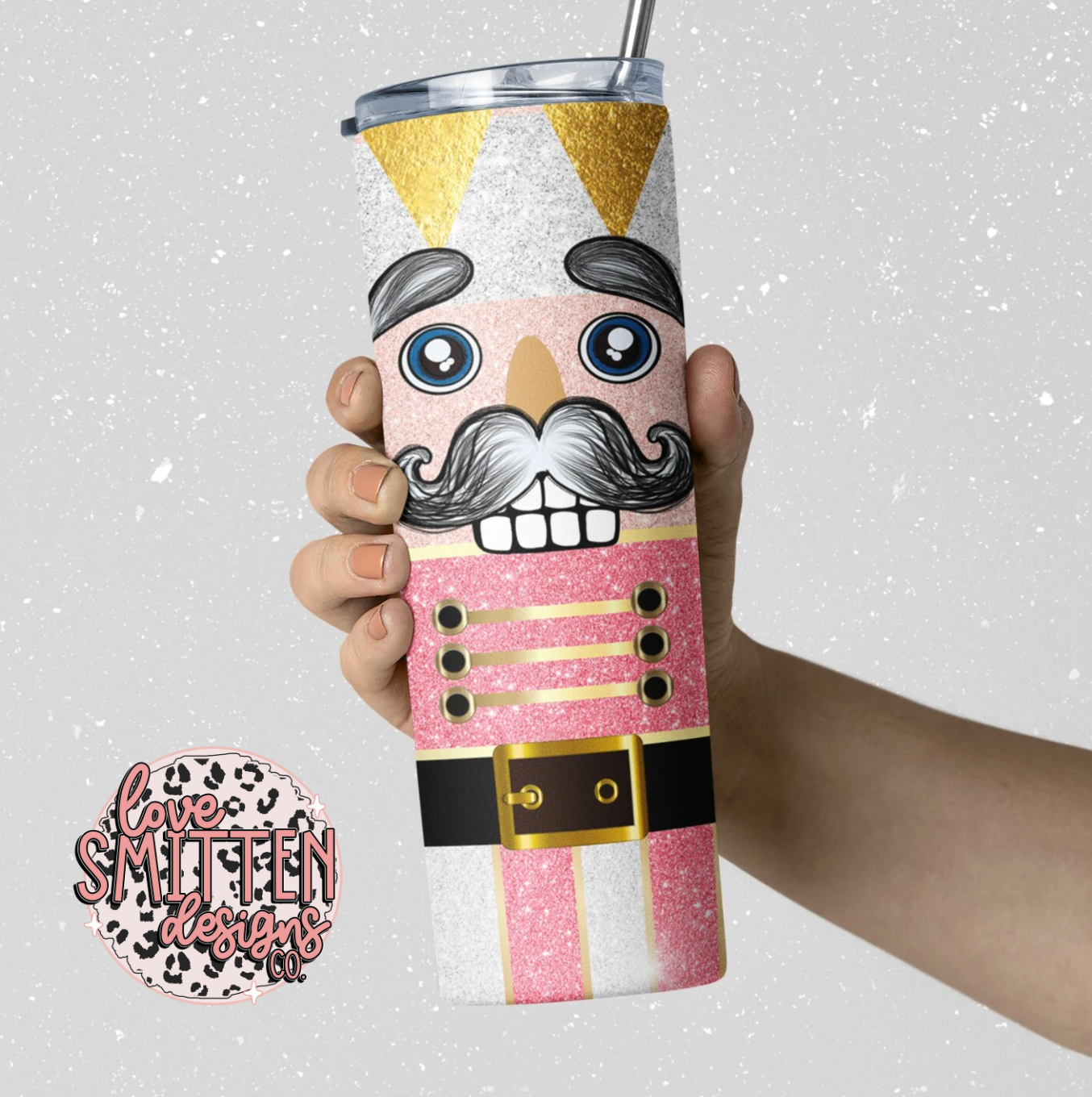 20oz Pink Nutcracker Tumbler