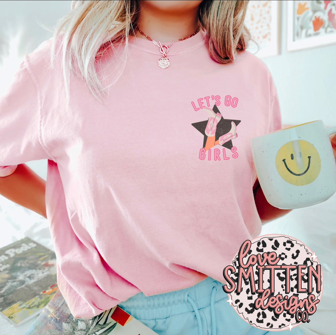 Let's Go Girls Pocket Tee