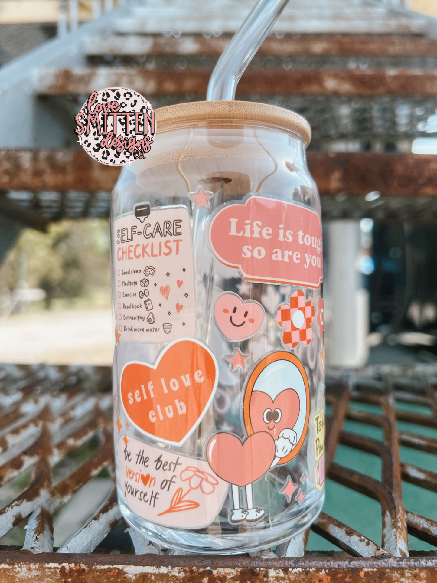 Self Love Glass Can