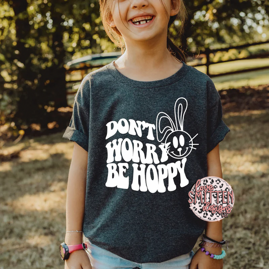 KIDS Don't Worry Be Hoppy Tee