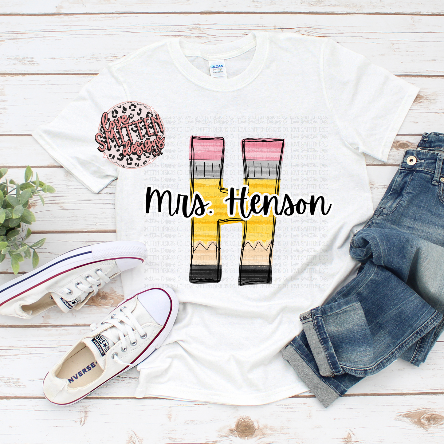 Personalized Teacher Tee